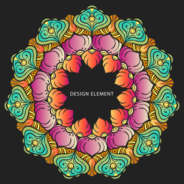 装饰性的曼荼罗图片下载