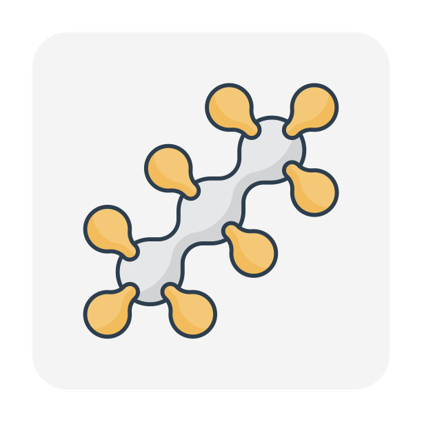 气体分子的图标图片下载
