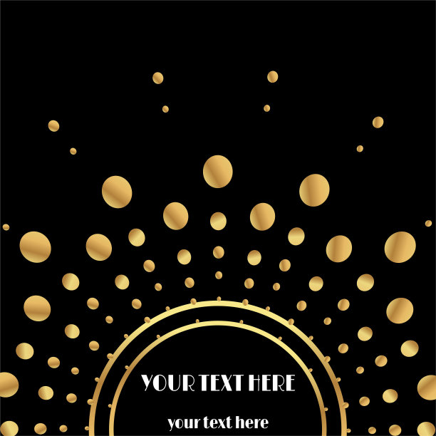 装饰艺术页面模板，复古风格的web和打印，几何复古的图案设计与黄金线。图片下载