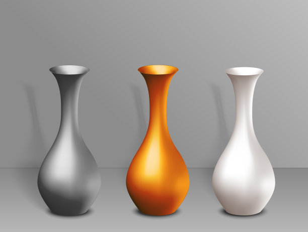 向量铜罐。古董的古董花瓶图片下载