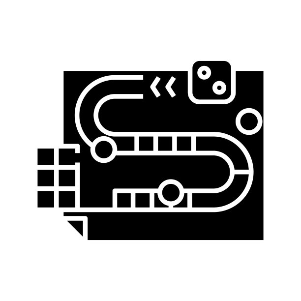 地图黑色图标，概念插图，矢量平面符号，象形符号图片下载