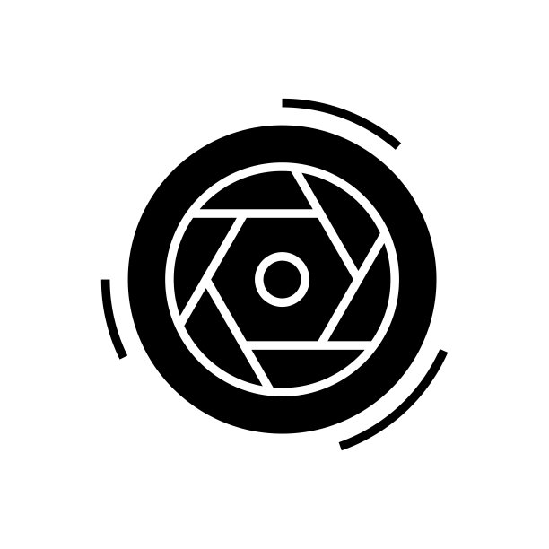 使照片黑色图标，概念插图，矢量平面符号，象形符号图片下载