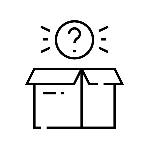 悬疑线图标、概念符号、轮廓矢量插图、线性符号图片下载