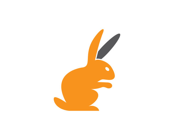 兔子矢量图标图片下载