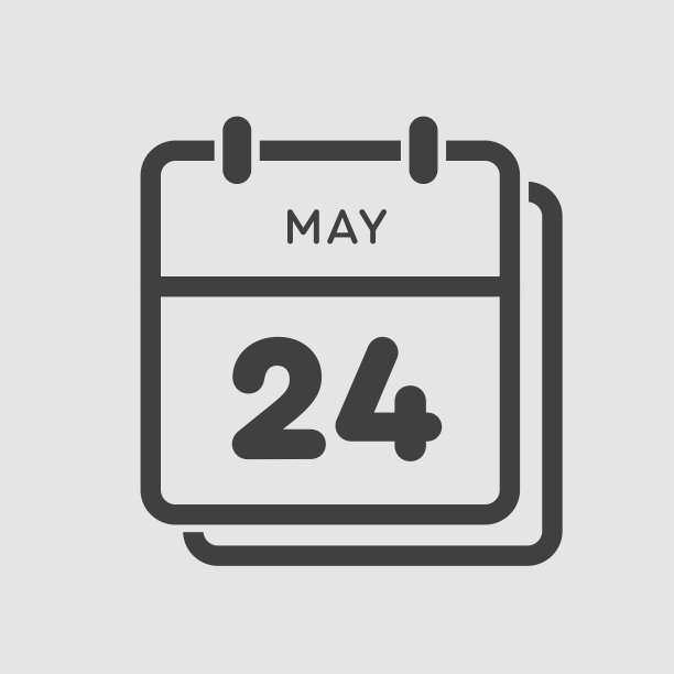 5月24日日历素材图片