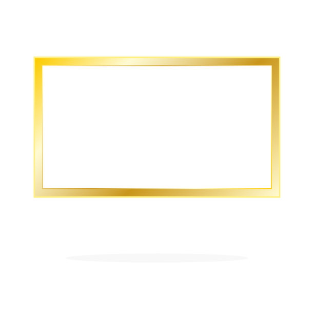 金相框与角泰国线花卉图片，矢量设计装饰图案风格。木框边框设计为泰式图案图片下载