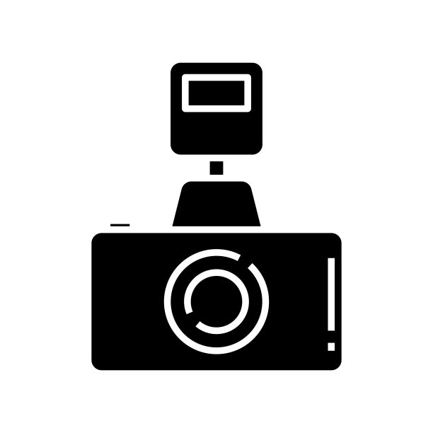 图片艺术黑色图标，概念插图，矢量平面符号，象形符号图片下载