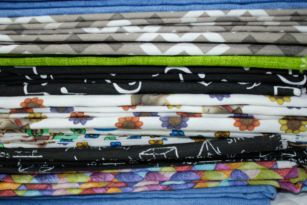 堆栈的面料图片下载