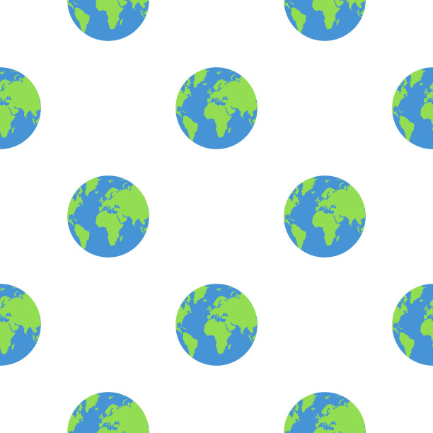 无缝模式。地球的背景。矢量图图片下载