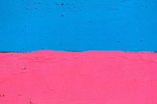 抽象的石膏、蓝色和粉色纹理。图片下载