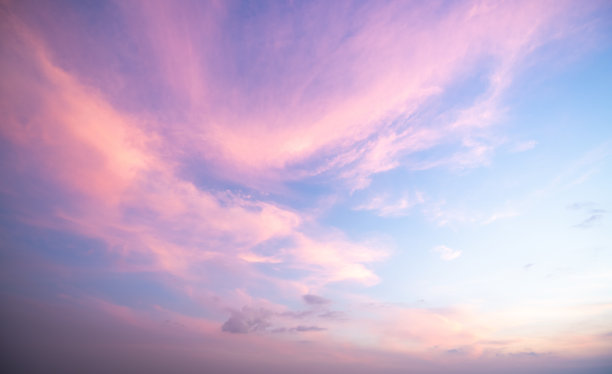 戏剧性的日落天空自然背景云图片下载
