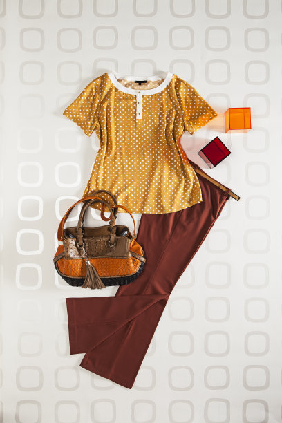 女性服装的个人配饰孤立的背景图片下载