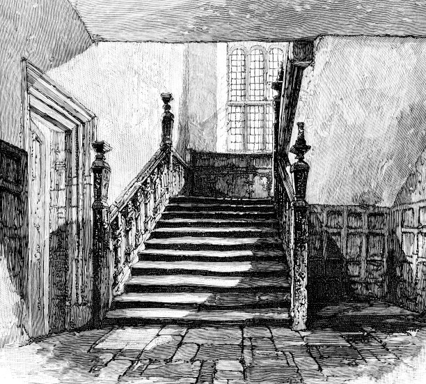 伦敦查特豪斯的楼梯图片下载