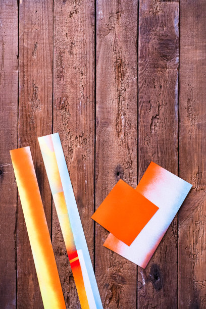 喷涂几何纸形状。图片下载