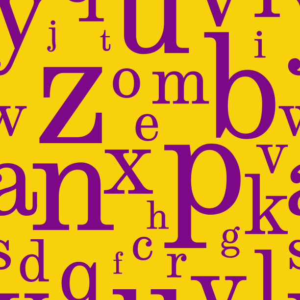 黄色背景上的文字特写镜头图片下载