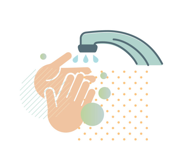 卫生-洗手股票图标图片下载