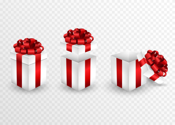 空礼品盒，关闭，半开和打开。概念问候生日快乐，圣诞节，新年，婚礼或情人节图片下载