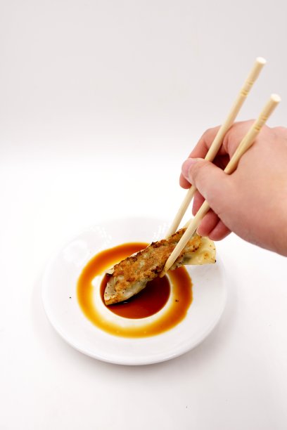 韭菜猪肉煎饺图片下载