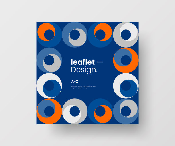 令人惊叹的商业广告矢量壁画艺术广场横幅模拟。现代企业抽象几何插画设计布局背景。公司标识四角纹理宣传册模板。图片下载