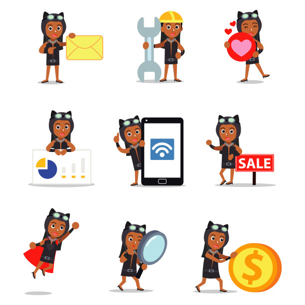 设定角色的施虐女性穿着皮衣。图片下载