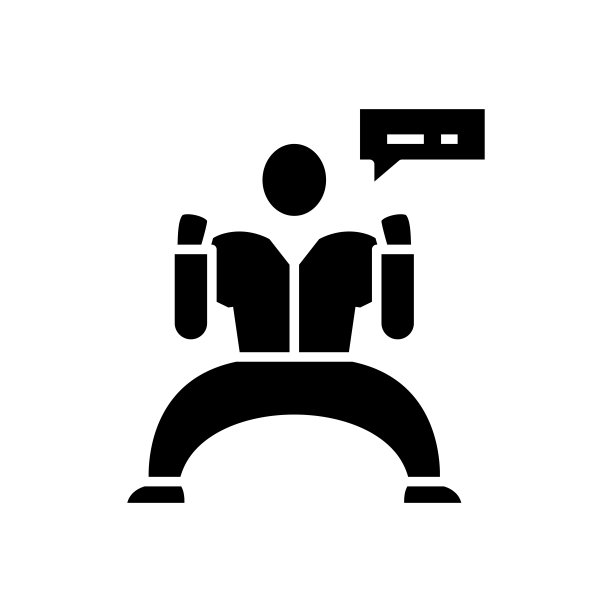 强大的管理黑色图标，概念插图，矢量平面符号，象形符号图片下载