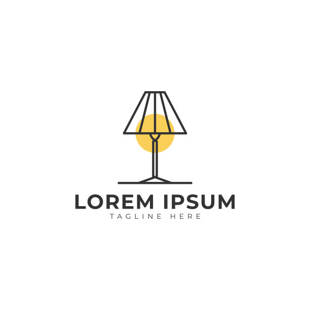 家具装饰灯矢量图标插图图片下载