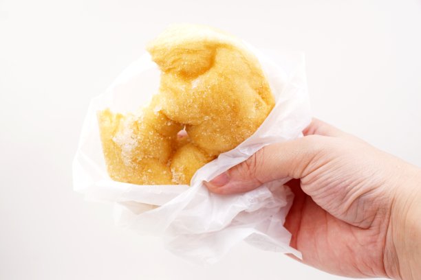 美味的糖衣甜甜圈零食图片下载