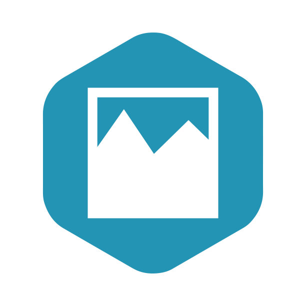 图标相框，用于墙纸和照片查看。媒体的迹象。矢量插图设计和网页孤立在白色背景。图片下载