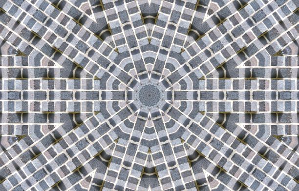 万花筒砖墙图片下载