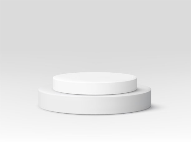 空的讲台。颁奖典礼的概念。舞台背景。矢量图图片下载