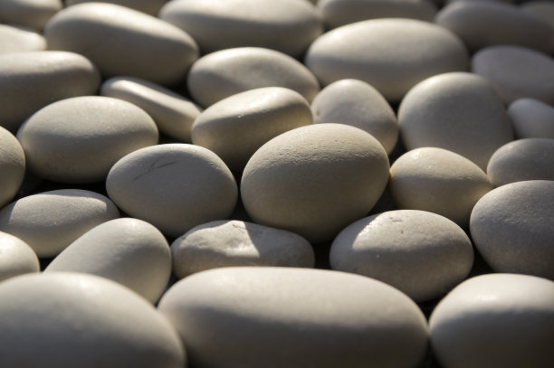 卵石组，颜色浅淡，石质背景，卵石圆润光滑，质感简单和谐图片下载
