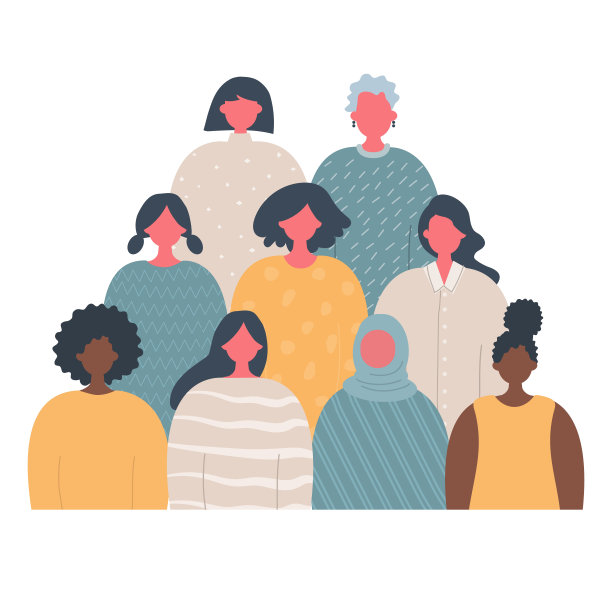 女性的社区。女性的团结。国际妇女节的概念图片下载