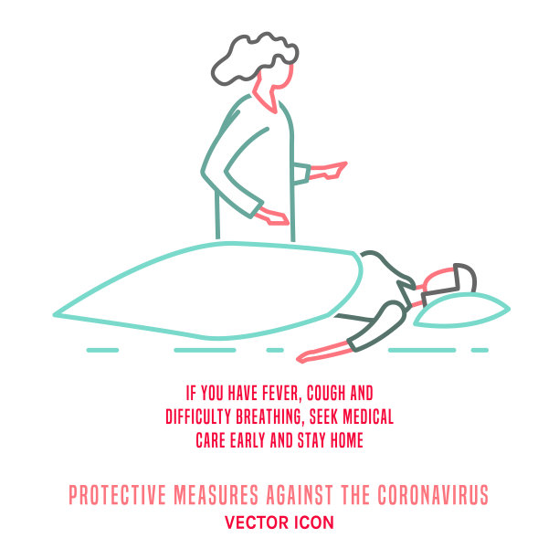 针对冠状病毒图标的保护措施图片下载