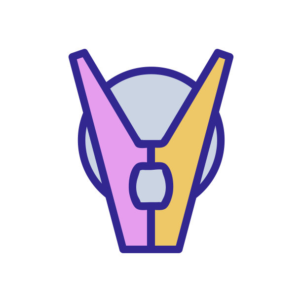 衣服别针图标向量。孤立轮廓符号插图图片下载