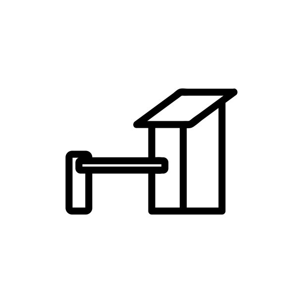 收费公路图标矢量。孤立轮廓符号插图图片下载