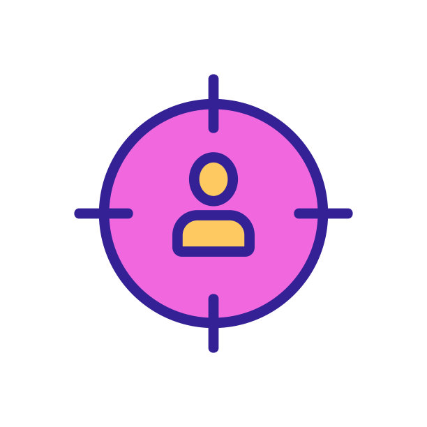 人视线图标向量。孤立轮廓符号插图图片下载