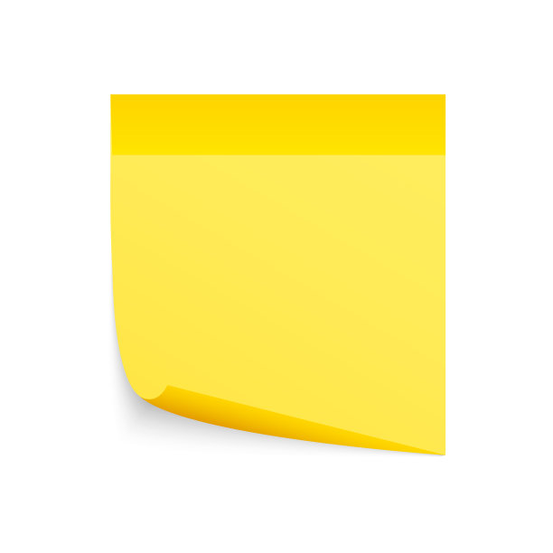 设置粘贴便条与阴影隔离。矢量插图。图片下载