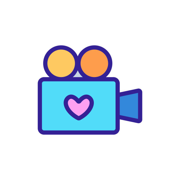 成人视频图标矢量。孤立轮廓符号插图图片下载