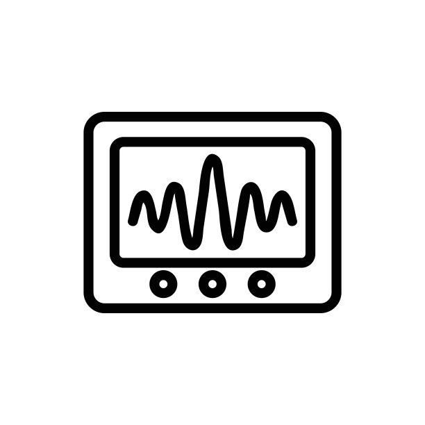 振动声音图标矢量。孤立轮廓符号插图图片下载