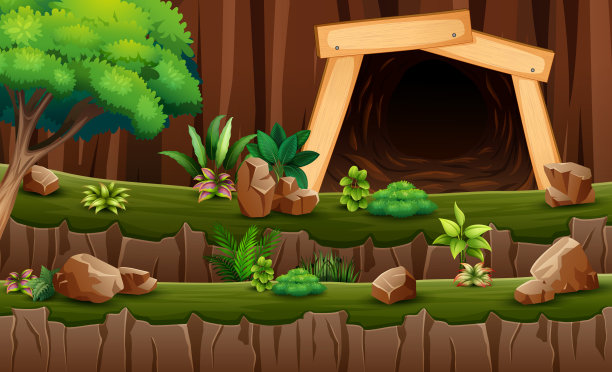 矿井和地下场景图片下载