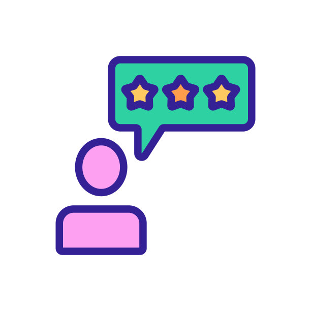 评级，人类图标向量。孤立轮廓符号插图图片下载