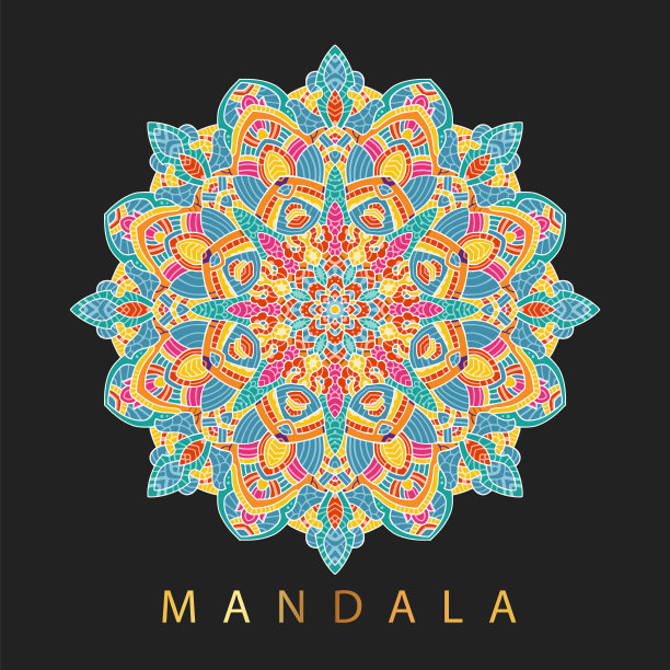 装饰性的曼荼罗图片下载