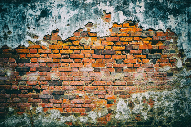仿古砖墙背景图片下载