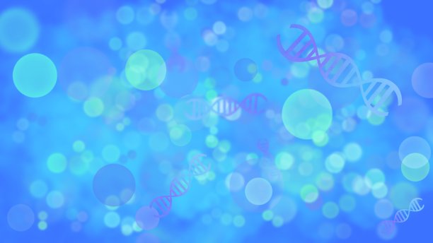 基因漂浮在流体抽象中图片下载