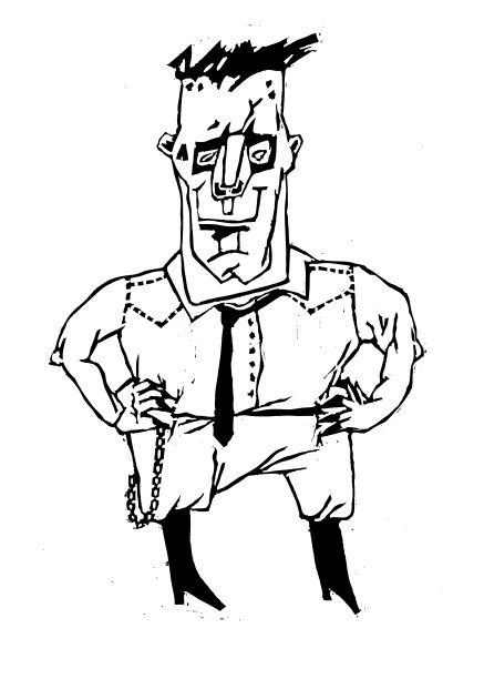 最危险最冷血的穿靴子的坏人叫毫无疑问先生。可用于社交网络，文章，出版物，卡片，印刷，海报，贴纸，t恤。图片下载