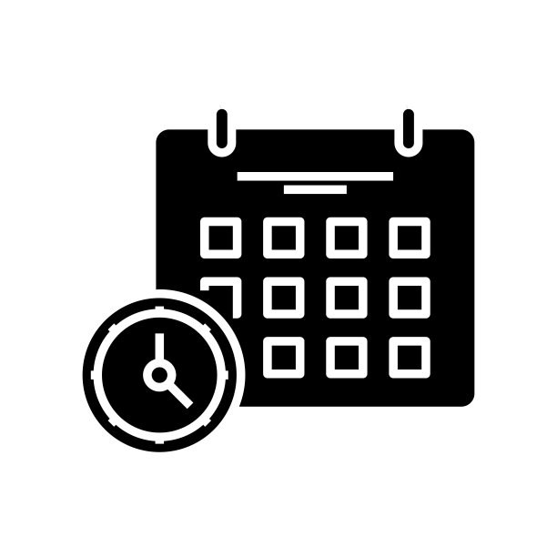 计划黑色图标，概念插图，矢量平面符号，象形符号图片下载