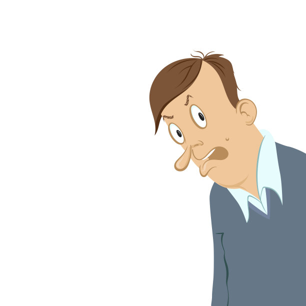 受惊的男人向外偷看图片下载