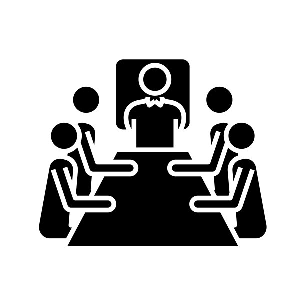 严肃的任务黑色图标，概念插图，矢量平面符号，象形符号图片下载