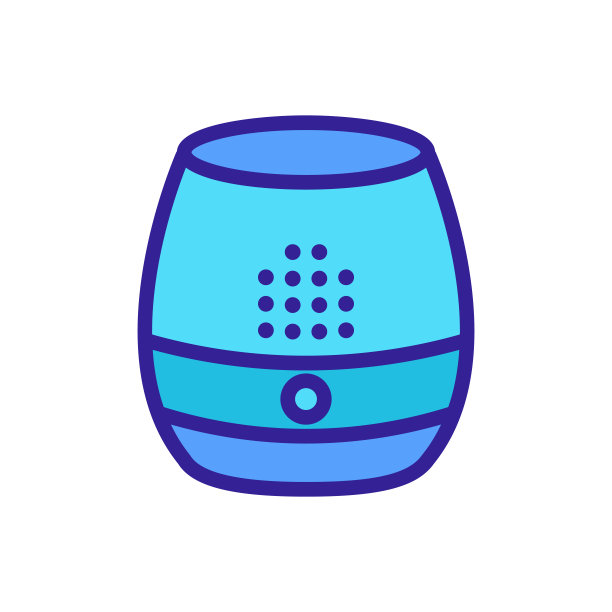 语音控制图标矢量。孤立轮廓符号插图图片下载