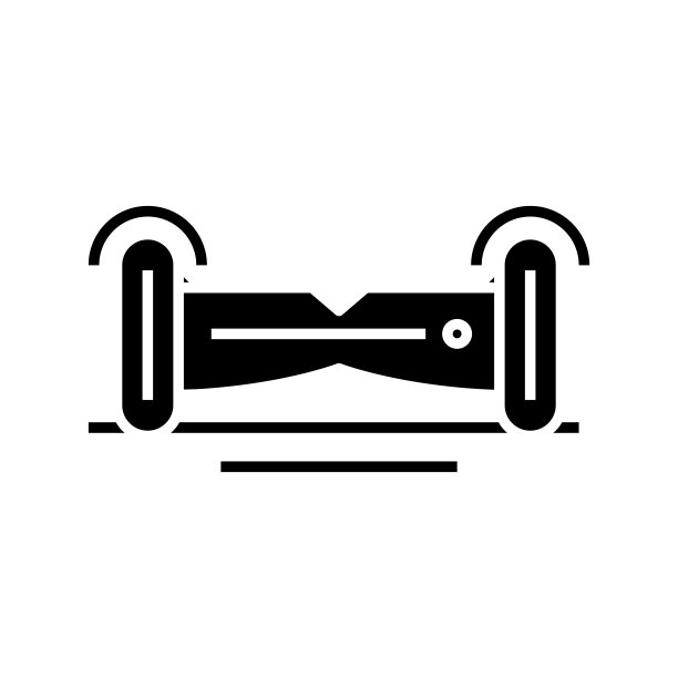 赛格威黑色图标概念图矢量扁平符号标志图片下载